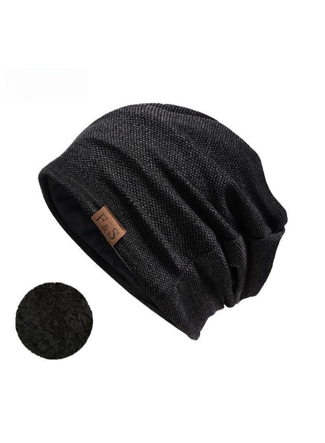 VIUAUAX 1pc Warm Beanie Hat For Men And Women, Knitted Winter Hats Slouch Beanie Hat For Men Women Summer Winter Long And Oversized Cap Stretchy Skull Cap Soft Spring Autumn Warm Daily Outdoor Cuffed Hats - Image 1